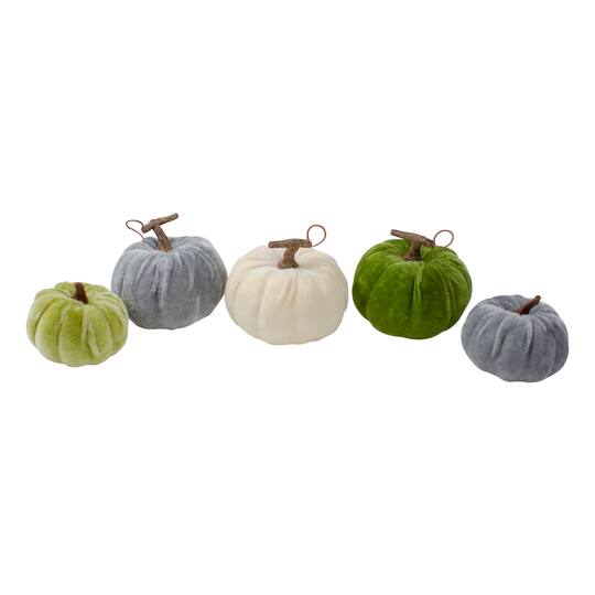 Pumpkins Berries Flowers & Leaves Thanksgiving Decor Set, 10ct.